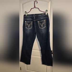 Vigoss Women's Dark Blue Boot Cut Jeans